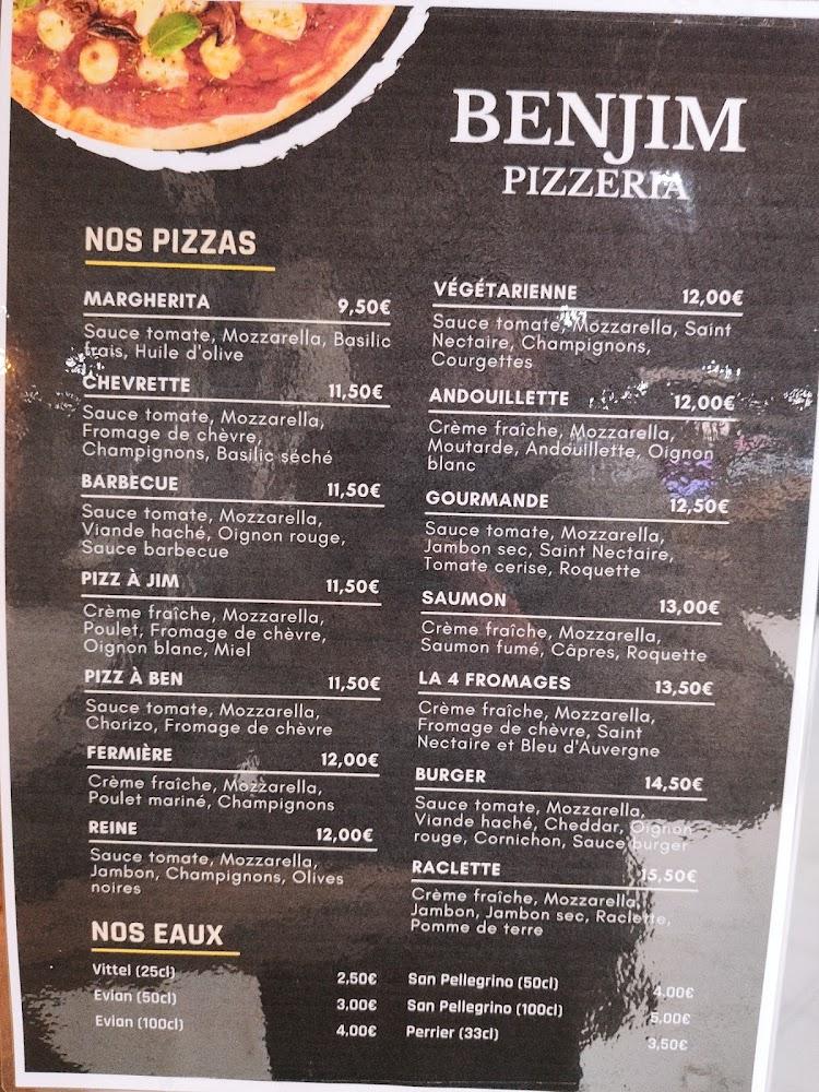 BENJIM PIZZERIA - Menu Image 4